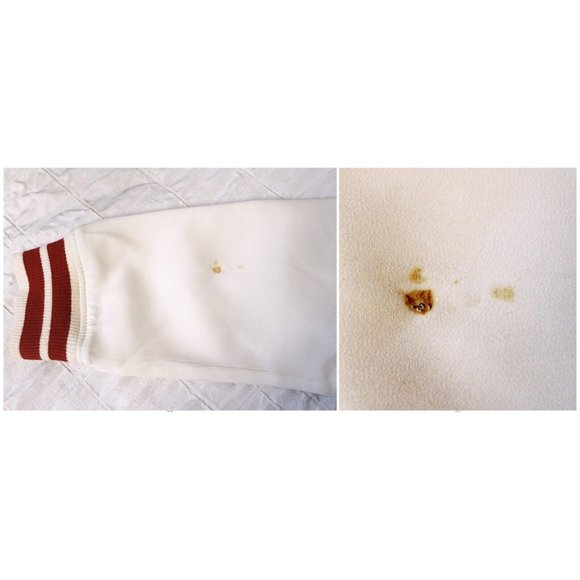 OshKosh B'Gosh Toddler Sz 2T Lion Red & White Letterman Varsity Style Zip Jacket - Picture 8 of 10